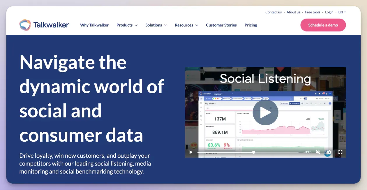 social listening tool - talk walker